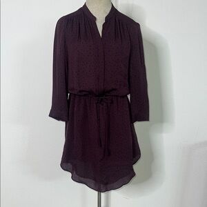 Aritzia Babaton 3/4 Sleeve Silk Dress